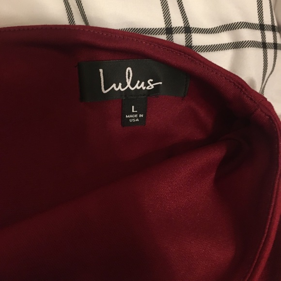 Red lulus 2 piece dress - Picture 5 of 5